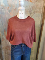 Knit Round Neck Sweater Top_