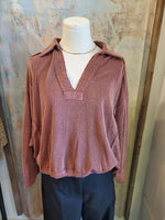 Ribbed Slouchy Top