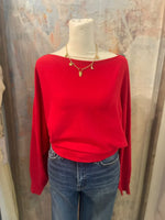 Boat Neck Super Soft Sweater Top (2% Cashmere)