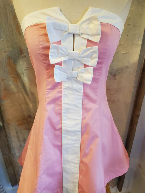 Strapless Bow Detail Dress