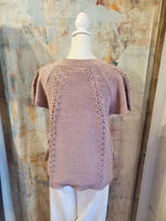 Side Tie Sweater Top__