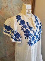 Tiered Embroidered Detail Dress